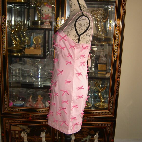 NWT MAEVE THE BRYNNE 3D PINK BOW SPAGHETTI STRAP DRESS 6 - Picture 9 of 9